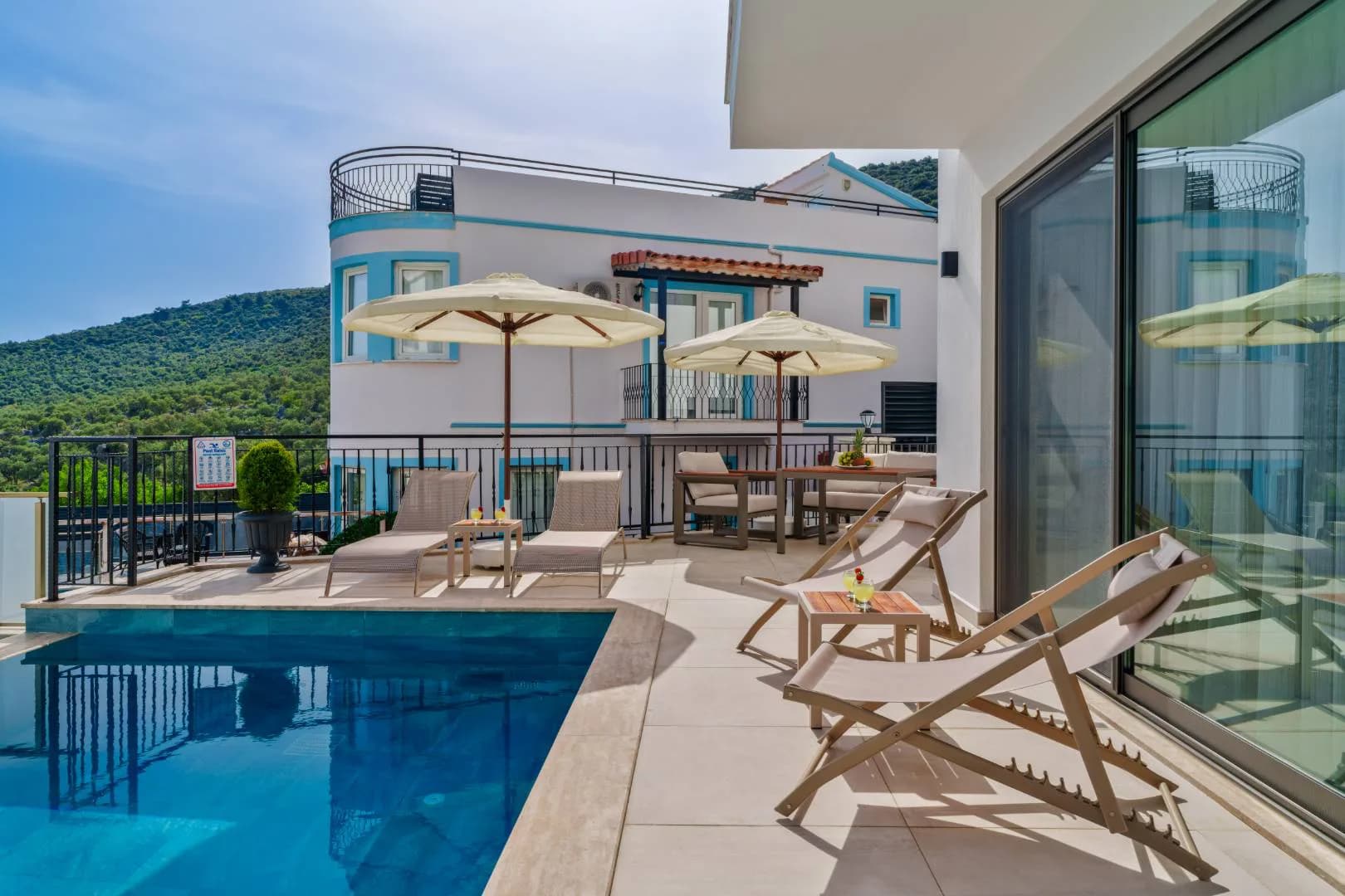 Kalkan Kızıltaş'ta Doğa Manzaralı, Özel Havuzlu, Lüks Villa görsel 3