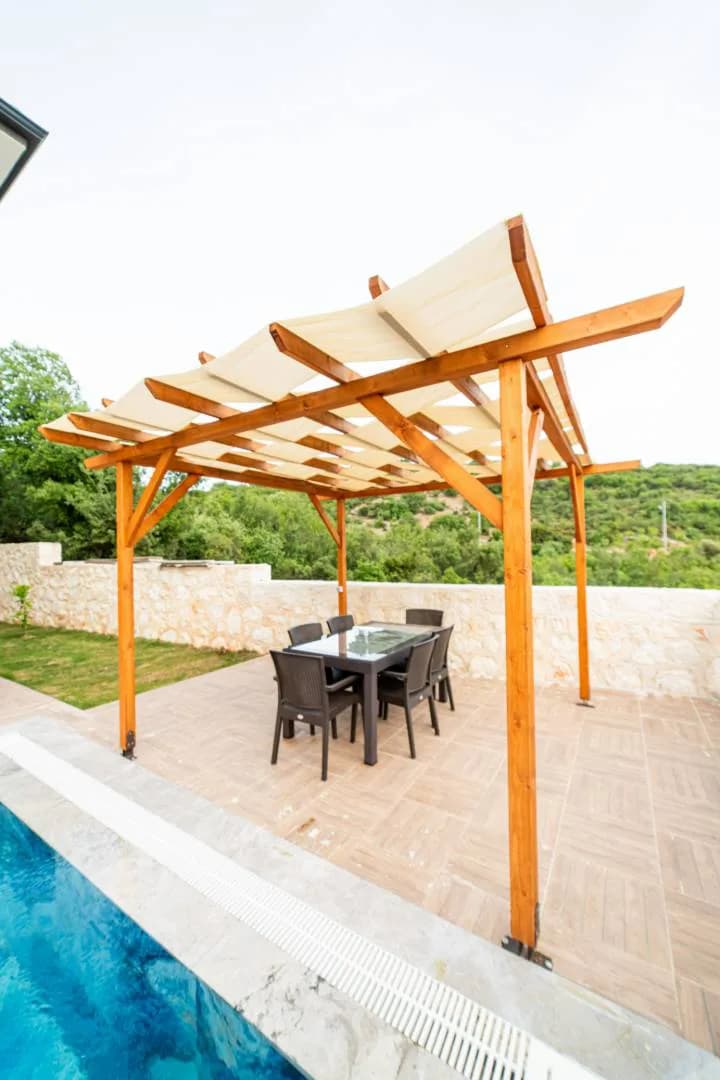 Kaş Ağullu'da Çekirdek Ailelere Uygun, Özel Havuzlu, 2+1 Villa görsel 3