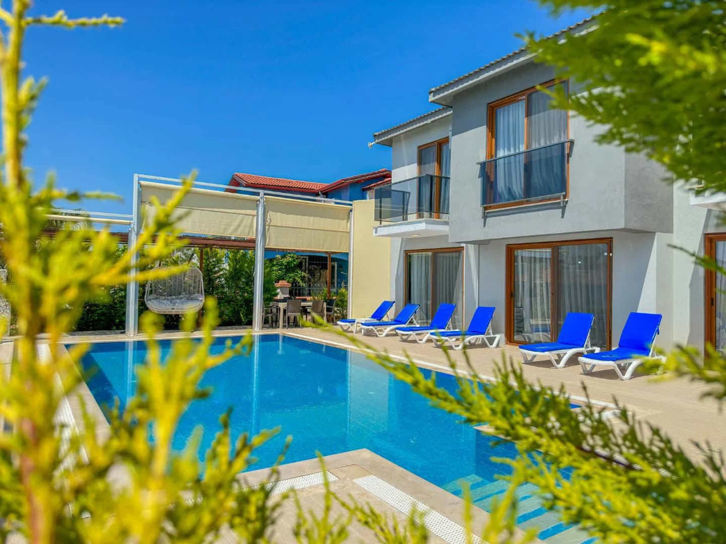 Fethiye Ölüdeniz'de Doğa İçerisinde, Özel Havuzlu, 8 Kişilik Villa görsel 2