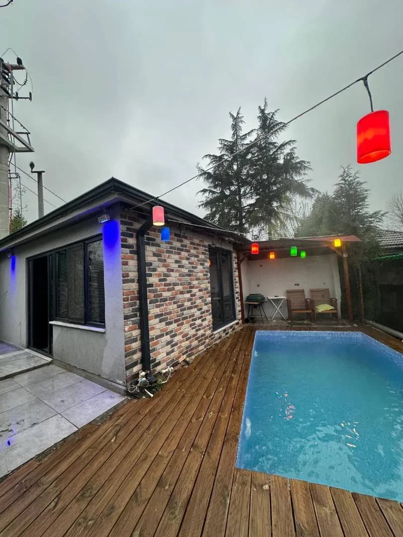 Sapanca Yanık'ta Minimalist Tasarımlı, Özel Havuzlu, 1+0 Villa görsel 2