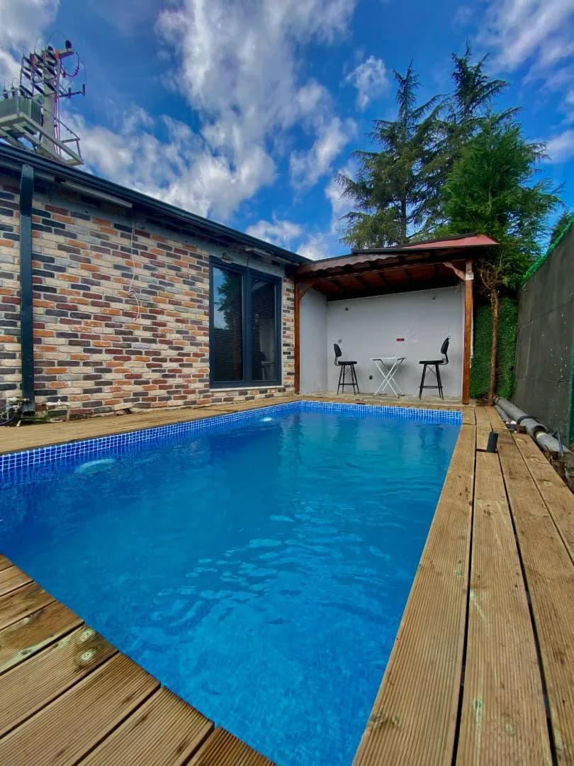 Sapanca Yanık'ta Minimalist Tasarımlı, Özel Havuzlu, 1+0 Villa görsel 1