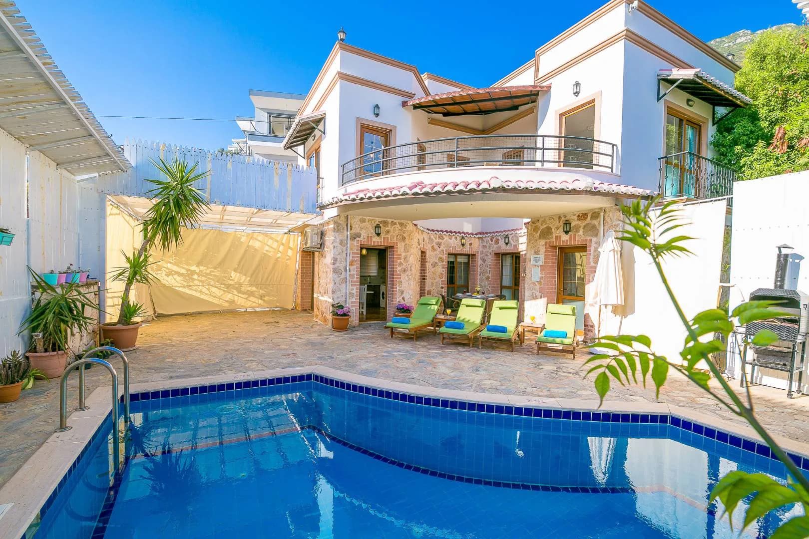 Kaş Kalkan'da Çekirdek Ailelere Uygun, Özel Havuzlu, 2+1 Villa görsel 2