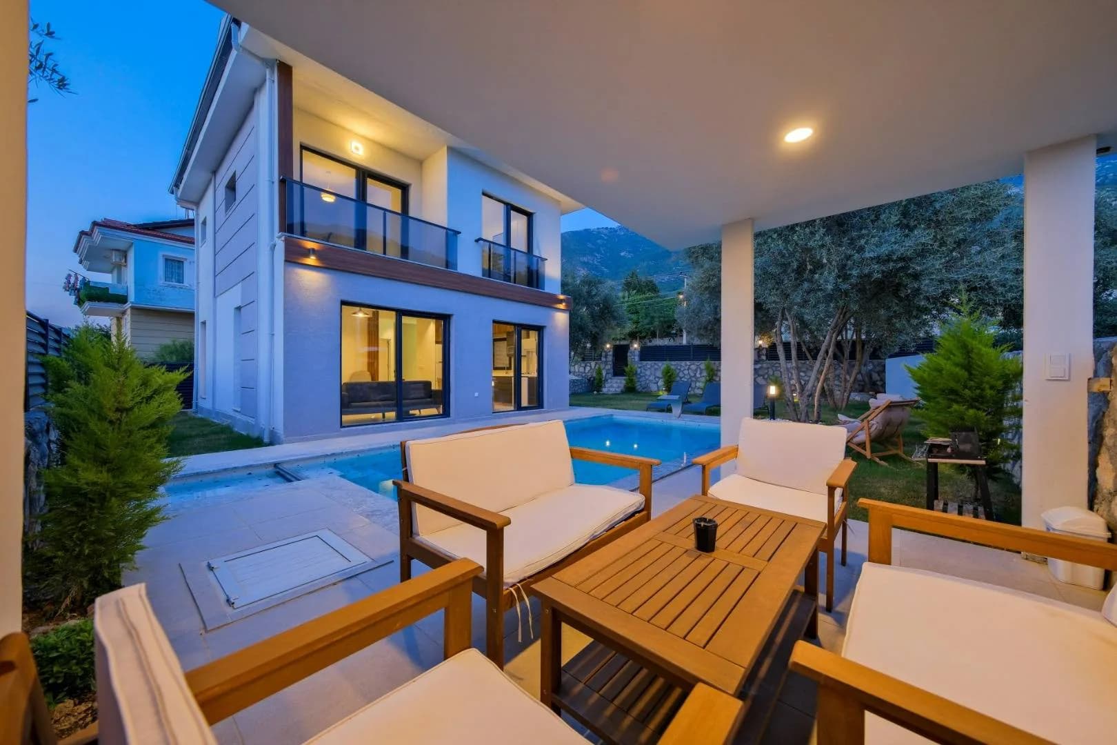 Fethiye Ölüdeniz’de Doğa İçinde, Özel Havuzlu, Lüks Villa görsel 2