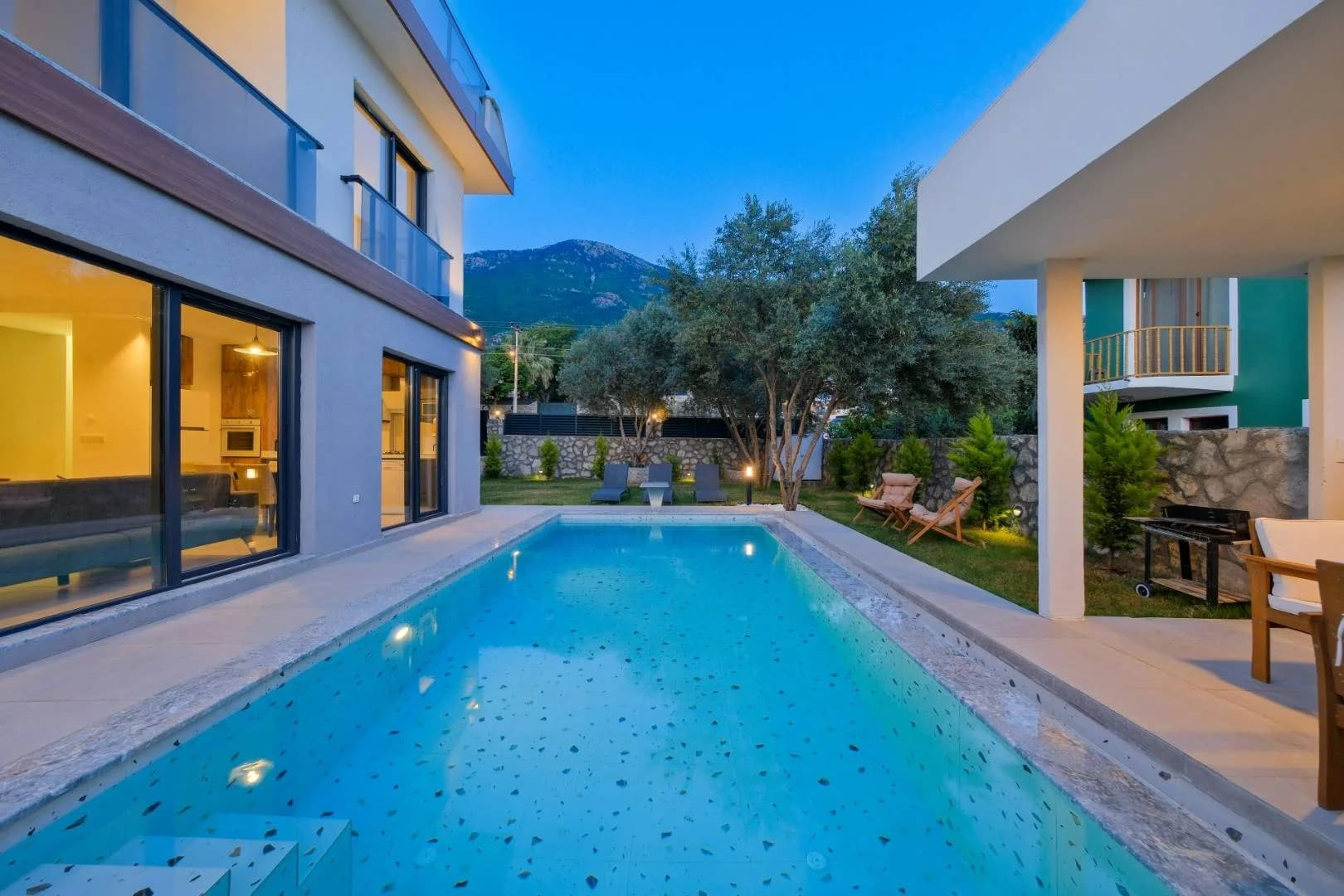 Fethiye Ölüdeniz’de Doğa İçinde, Özel Havuzlu, Lüks Villa görsel 3