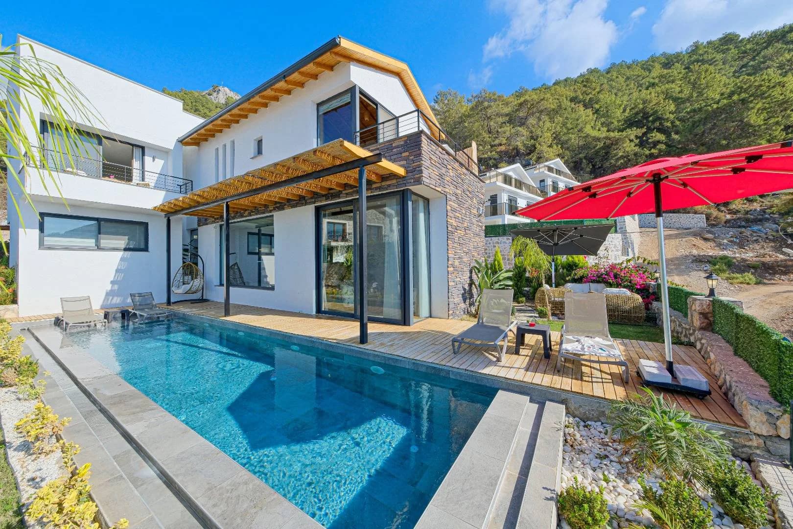 Fethiye Faralya'da Sessizlik İçerisinde, Özel Havuzlu, Kiralık Villa görsel 1
