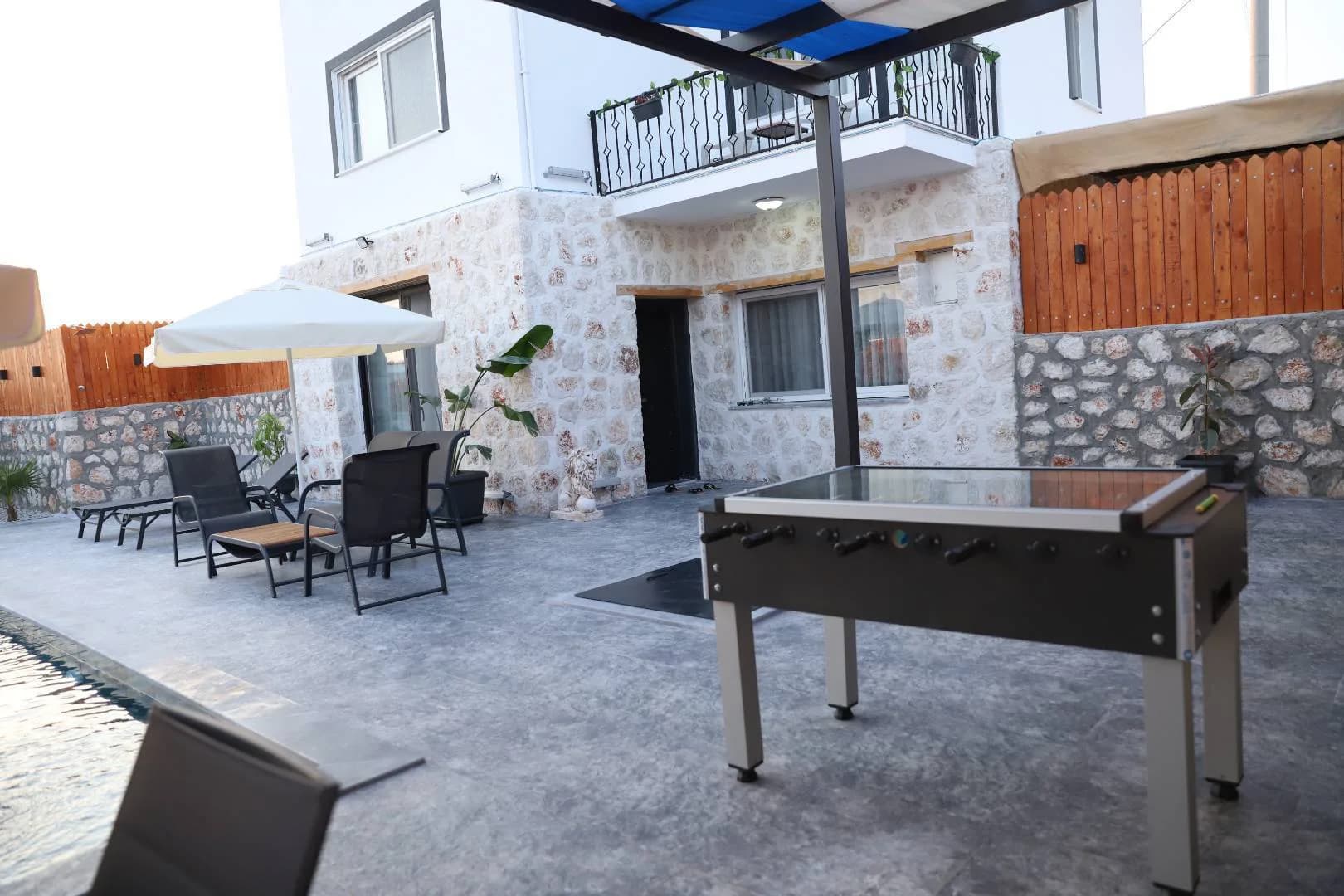 Kaş Çavdır'da Enfes Doğada, Özel Havuzlu, Çocuk Oyun Alanlı Villa görsel 2