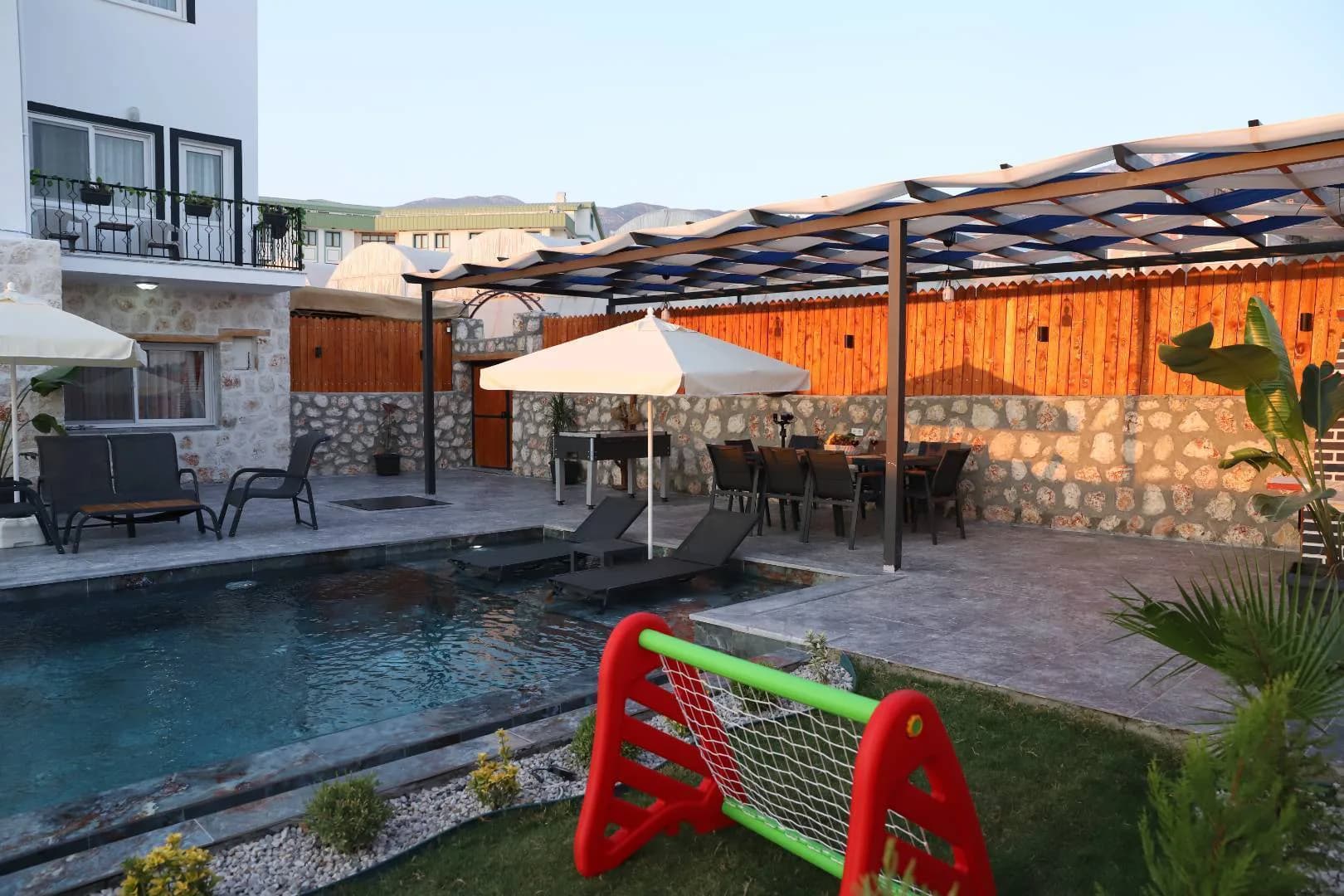 Kaş Çavdır'da Enfes Doğada, Özel Havuzlu, Çocuk Oyun Alanlı Villa görsel 3