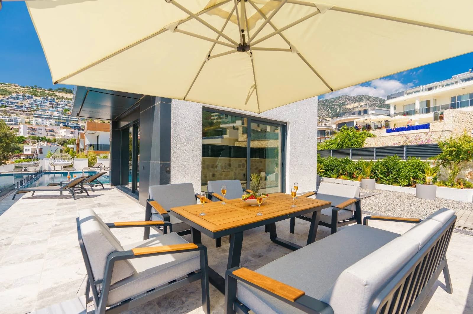 Kaş Kalamar Bölgesinde Denize Yakın, Özel Havuzlu, Kiralık Villa görsel 3