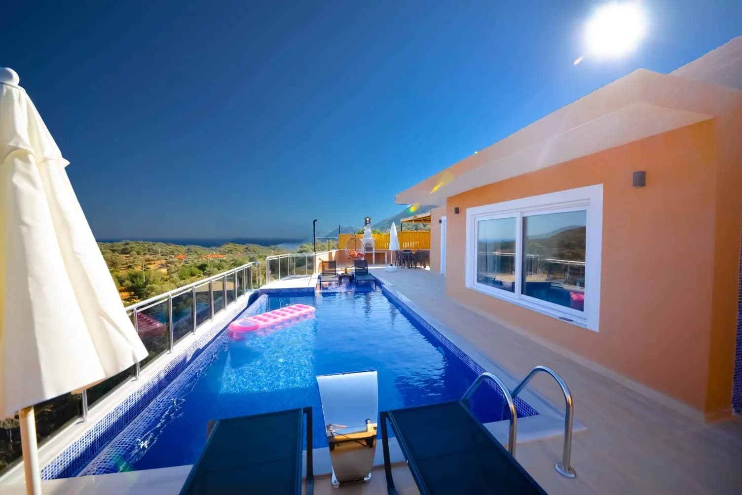 Kaş Belenli'de Deniz Manzaralı, Özel Havuzlu, 6 Kişilik Villa görsel 3