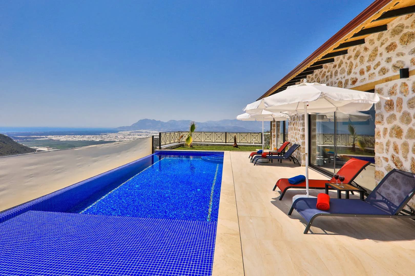 Kaş İslamlar'da Çekirdek Ailelere Uygun, Özel Havuzlu, Otantik Villa görsel 3