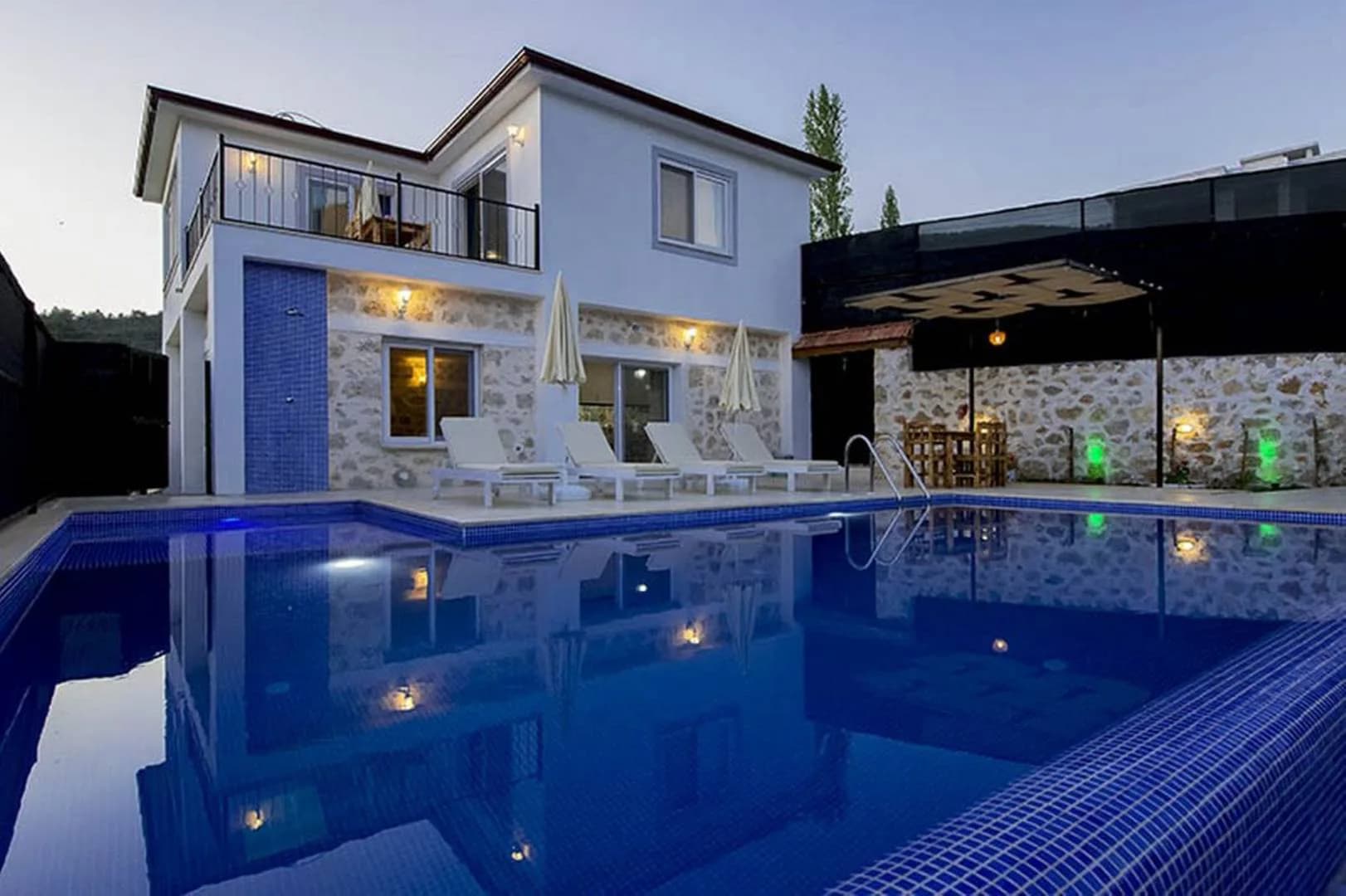Kaş İslamlar'da Deniz Manzaralı, Özel Havuzlu, 4 Kişilik Villa görsel 1