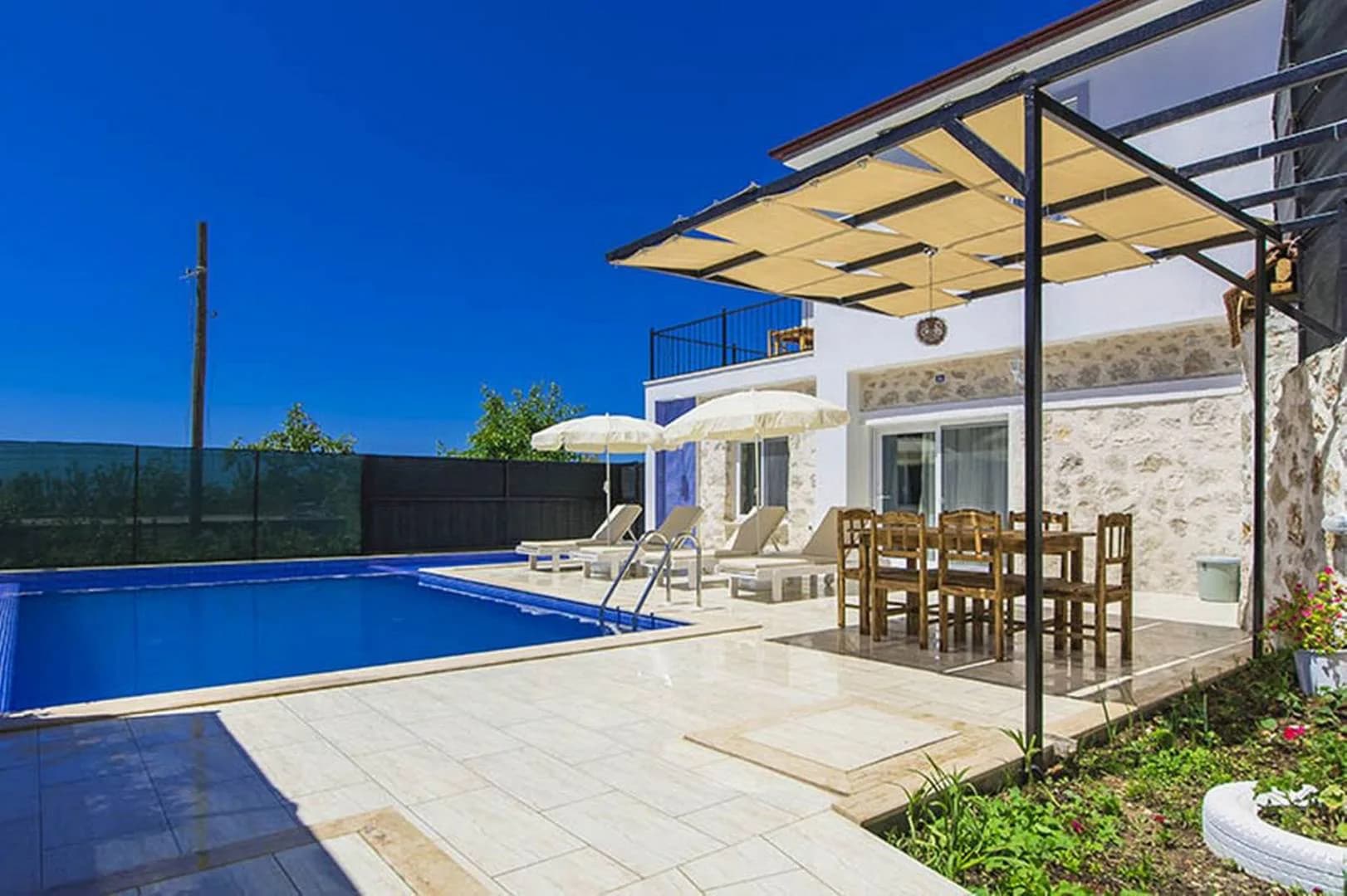 Kaş İslamlar'da Deniz Manzaralı, Özel Havuzlu, 4 Kişilik Villa görsel 3