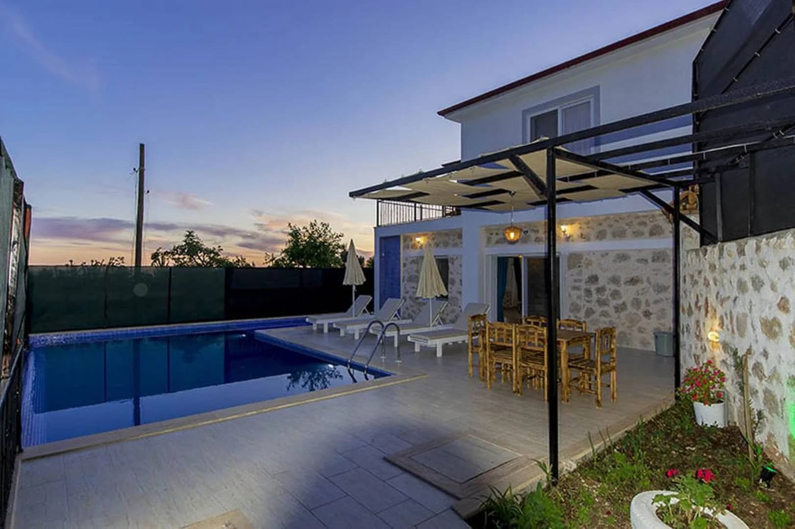 Kaş İslamlar'da Deniz Manzaralı, Özel Havuzlu, 4 Kişilik Villa görsel 2