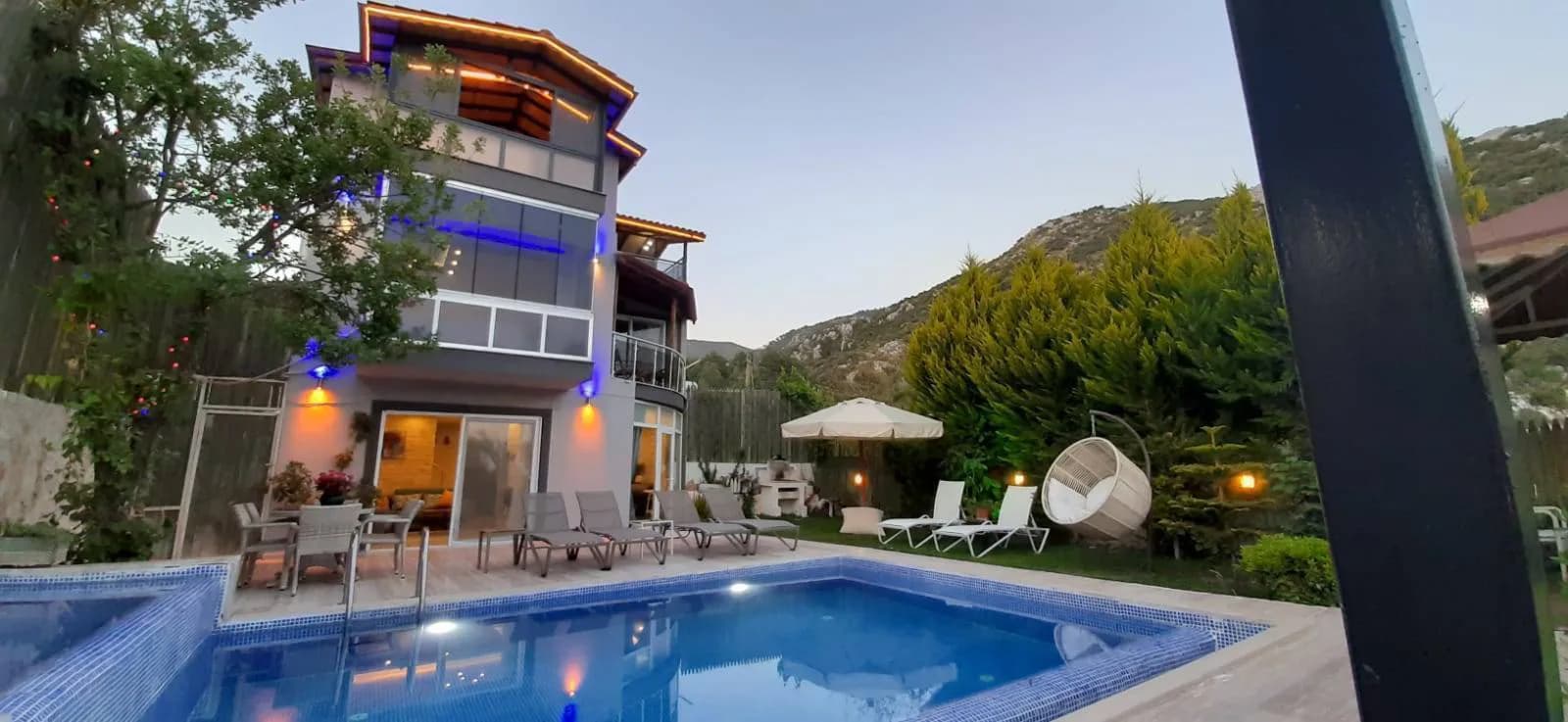 Kaş İslamlar'da Geniş Ailelere Uygun, Özel Havuzlu. Jakuzili Villa görsel 1