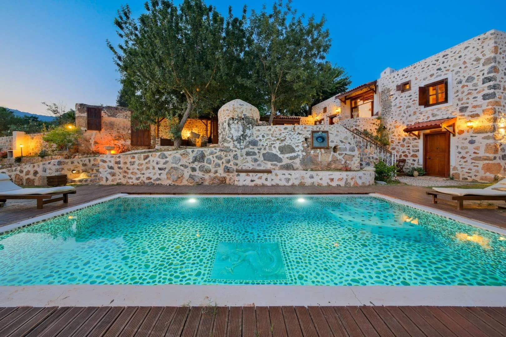 Fethiye Kayaköy'de Geniş Alanlara Sahip, Özel Havuzlu, Otantik Villa görsel 3