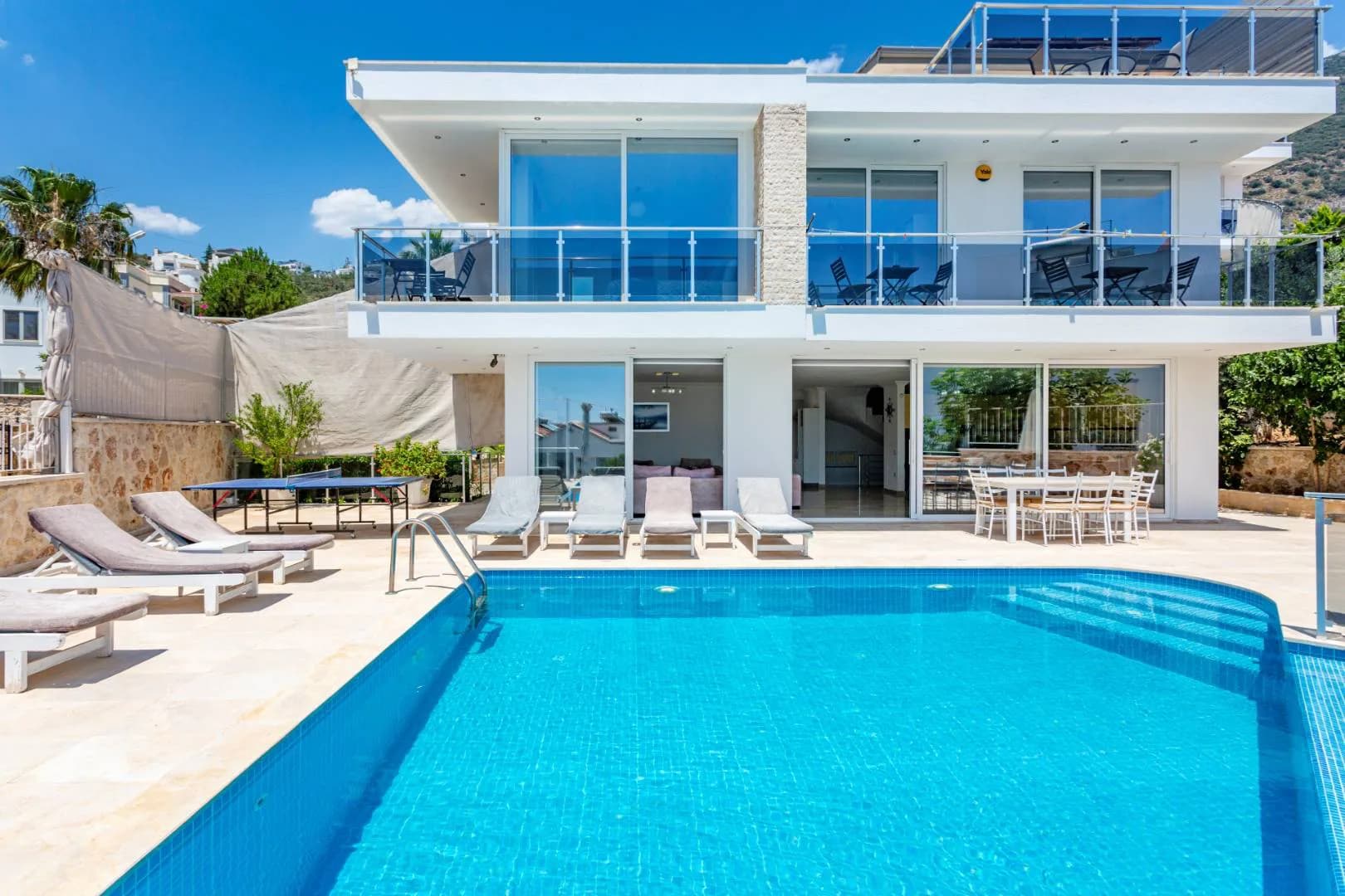Kaş Kalkan'da Doğa ve Deniz Manzaralı, Özel Havuzlu, Lüks Villa görsel 2