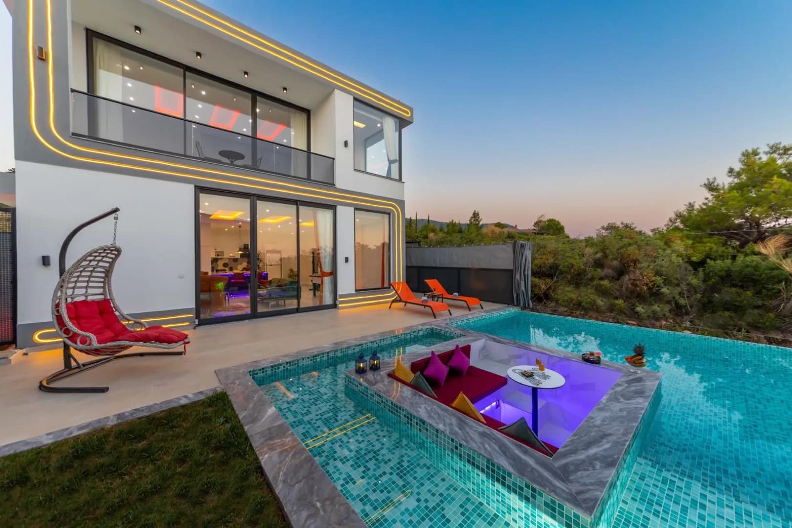 Kaş İslamlar'da Doğa İle İç İçe, Özel Havuzlu, 1+1, Tatil Villası görsel 1