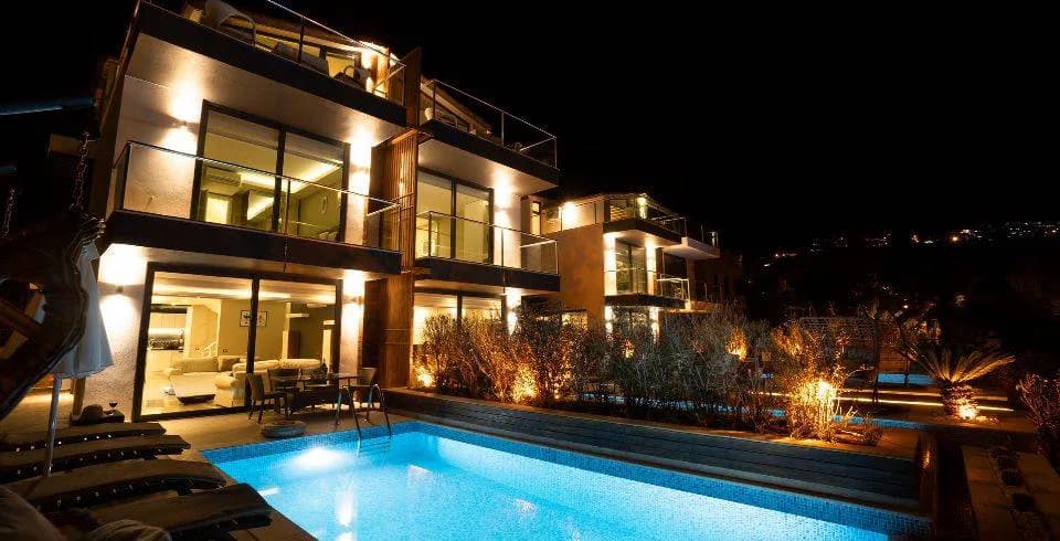 Kaş Kalkan Merkez'de Denize Yakın, Özel Havuzlu, 8 Kişilik Villa görsel 2