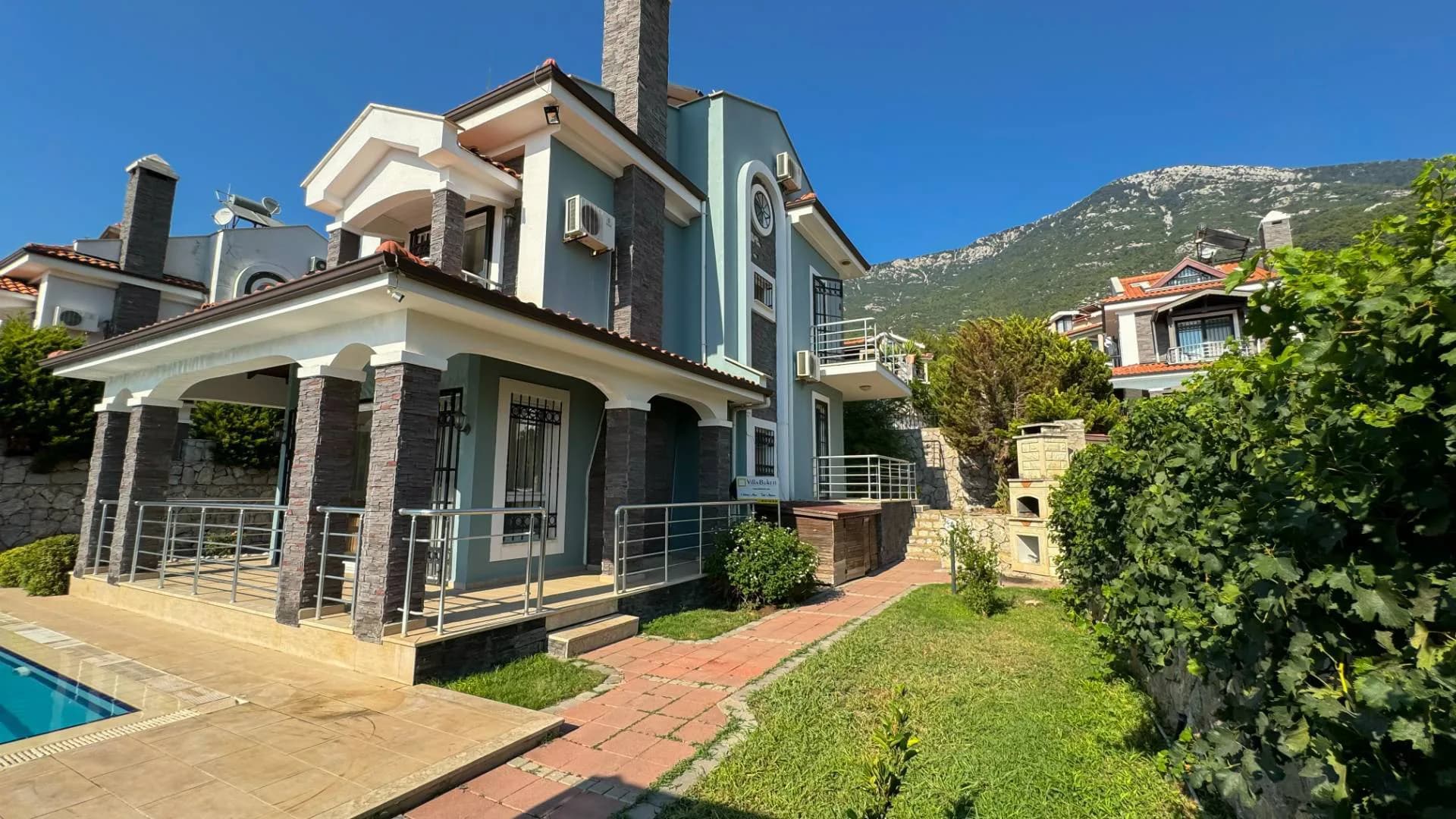 Fethiye Ölüdeniz'de Eşsiz Doğada, Özel Havuzlu, Konforlu Villa görsel 3