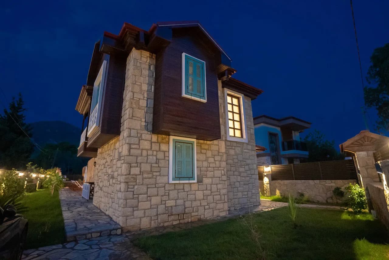 Marmaris Çamlı'da Elverişli Konumda, Tuzlu Özel Havuzlu, 3+1 Villa görsel 2