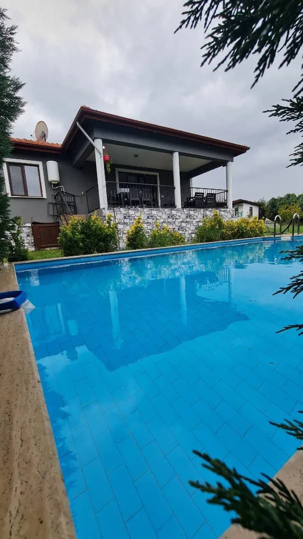 Sapanca'da Şehrin Gürültüsünden Uzak, Özel Havuzlu, Lüks Villa görsel 1