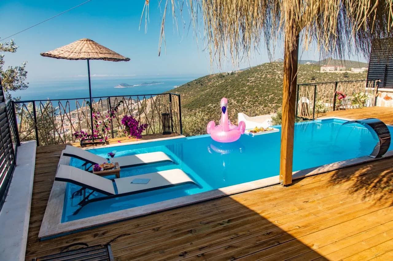 Kaş İslamlar'da Balayı Çiftlerine Uygun, Özel Havuzlu, Tiny House görsel 1
