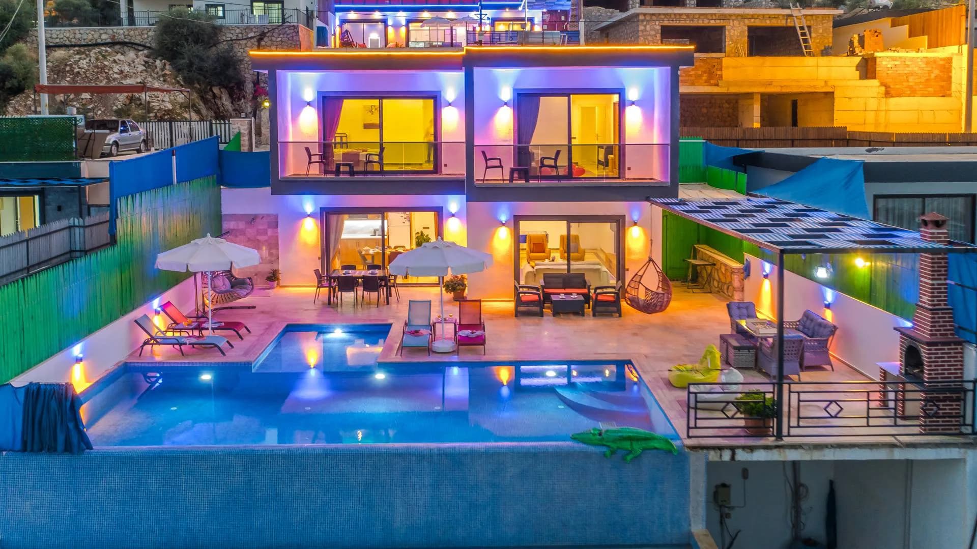 Kaş Yeşilköy'de Eşsiz Doğada, Özel Havuzlu, Jakuzili, Kiralık Villa görsel 1