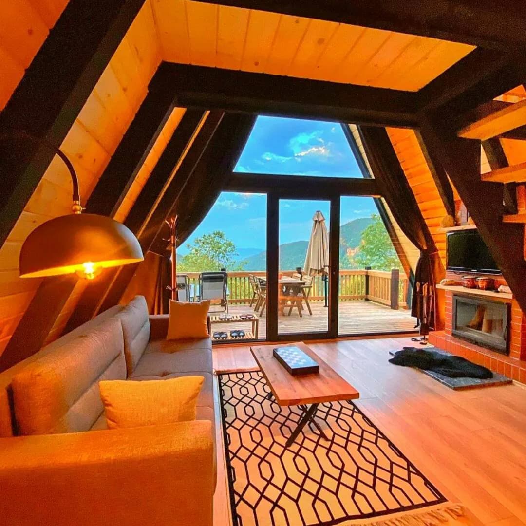 Sapanca'da Eşsiz Doğa Manzaralı, Özel Havuzlu, Kiralık Bungalov görsel 3