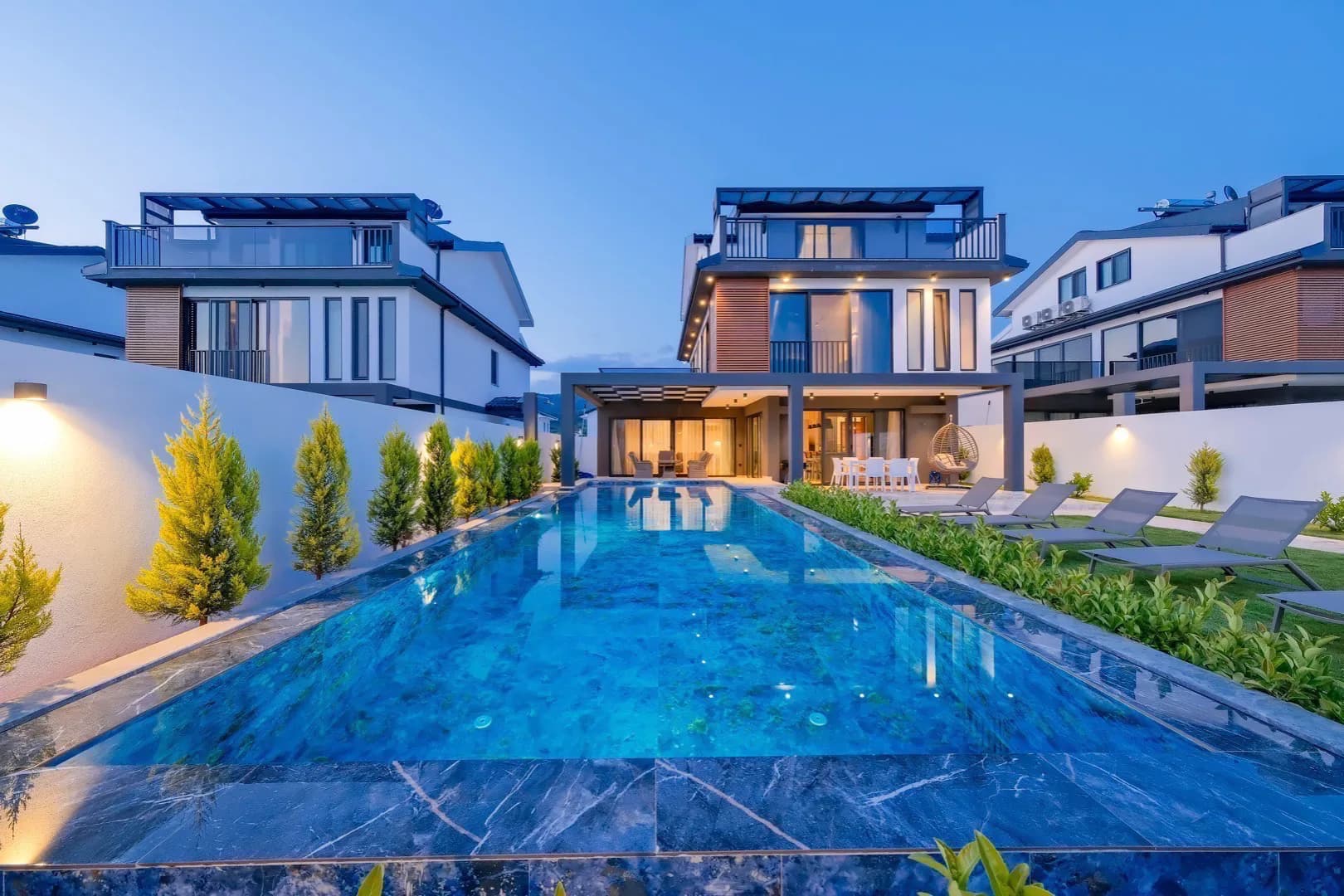 Fethiye Çiftlik'te Doğayla İç İçe, Açık ve Kapalı Havuzlu, Kiralık Villa görsel 2