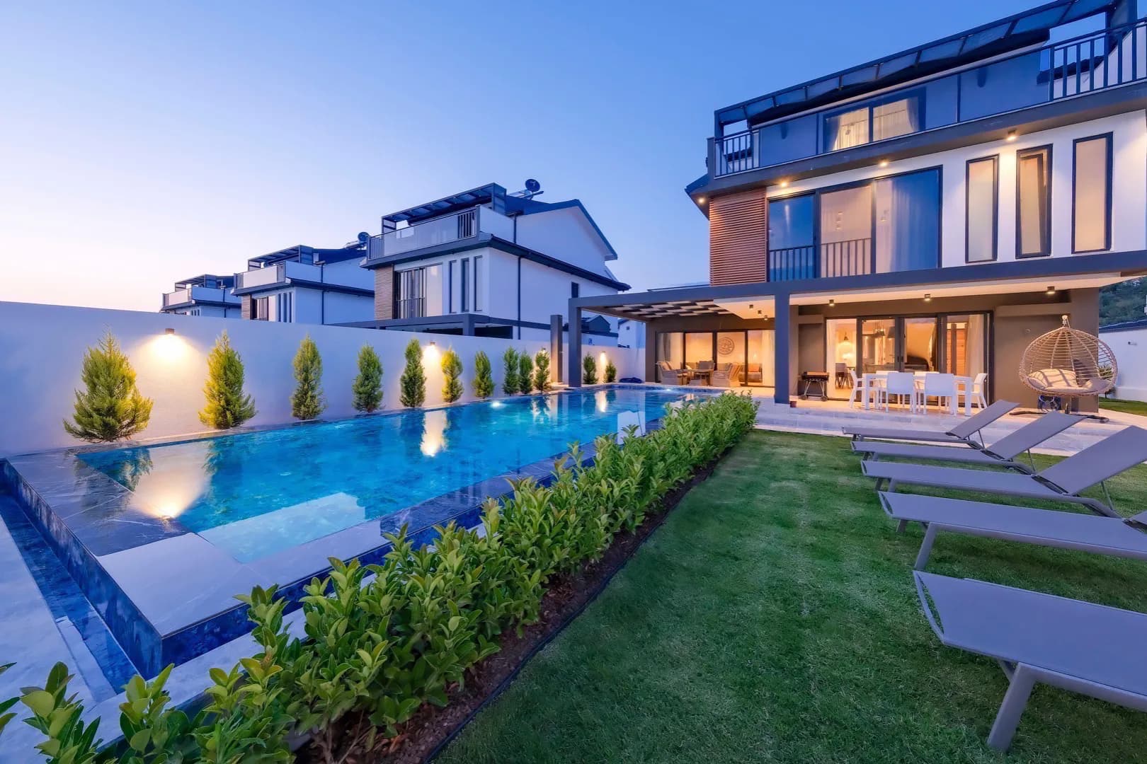 Fethiye Çiftlik'te Doğayla İç İçe, Açık ve Kapalı Havuzlu, Kiralık Villa görsel 3