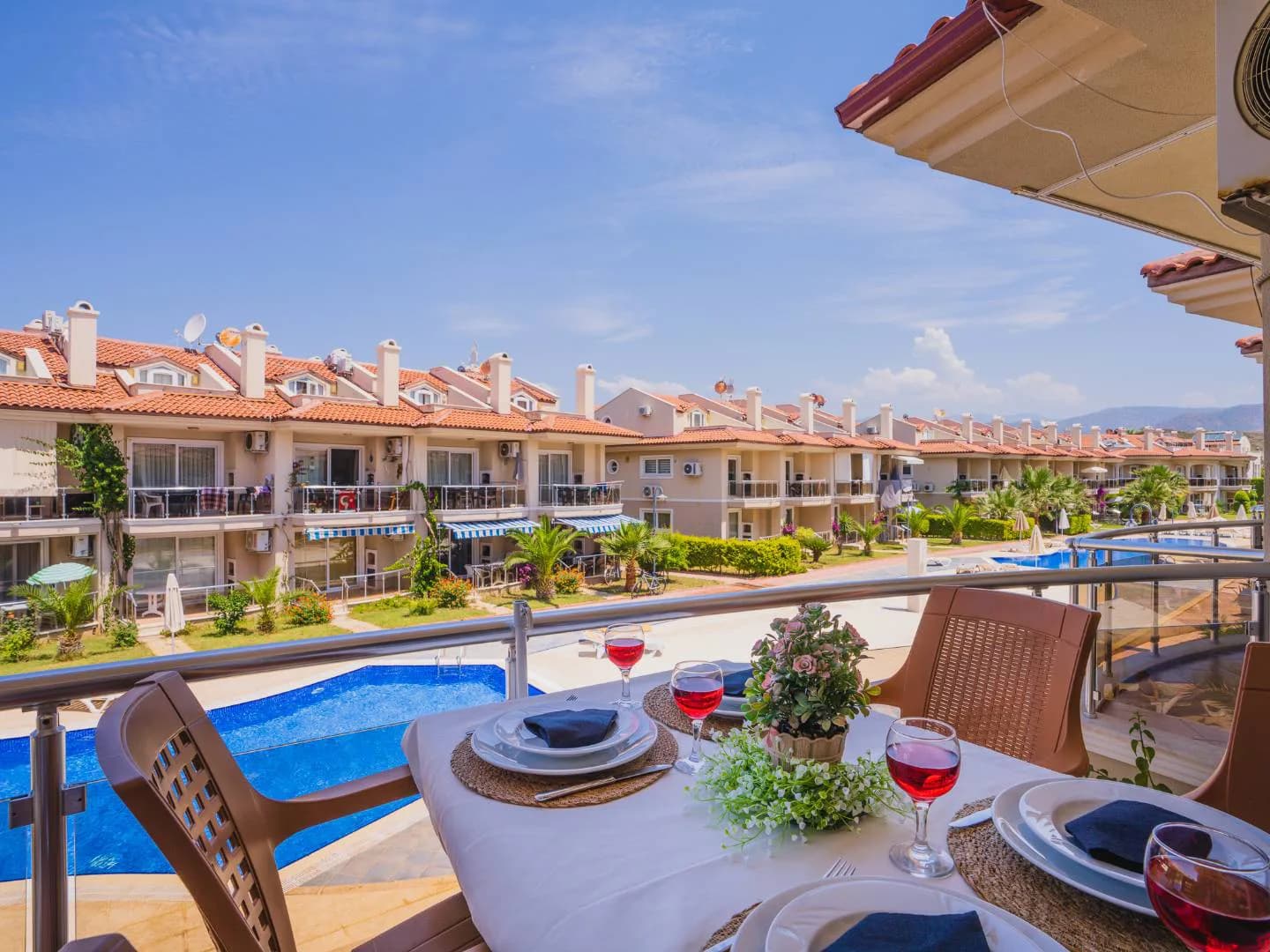 Fethiye Çalış'ta Denize Sıfır, Ortak Havuzlu, 3+1 Yazlık Daire görsel 2
