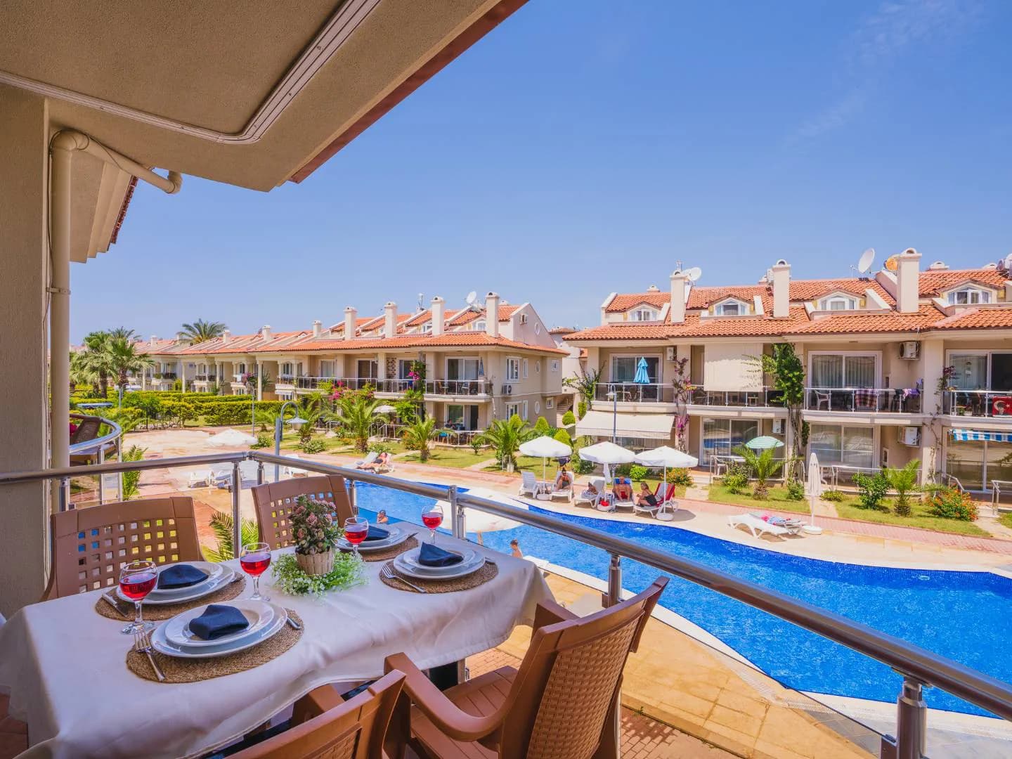Fethiye Çalış'ta Denize Sıfır, Ortak Havuzlu, 3+1 Yazlık Daire görsel 3