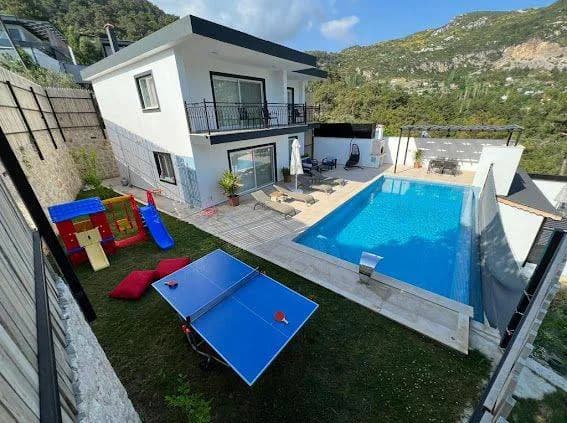 Kaş İslamlar'da Adalar ve Deniz Manzaralı, Özel Havuzlu, Kiralık Villa görsel 1