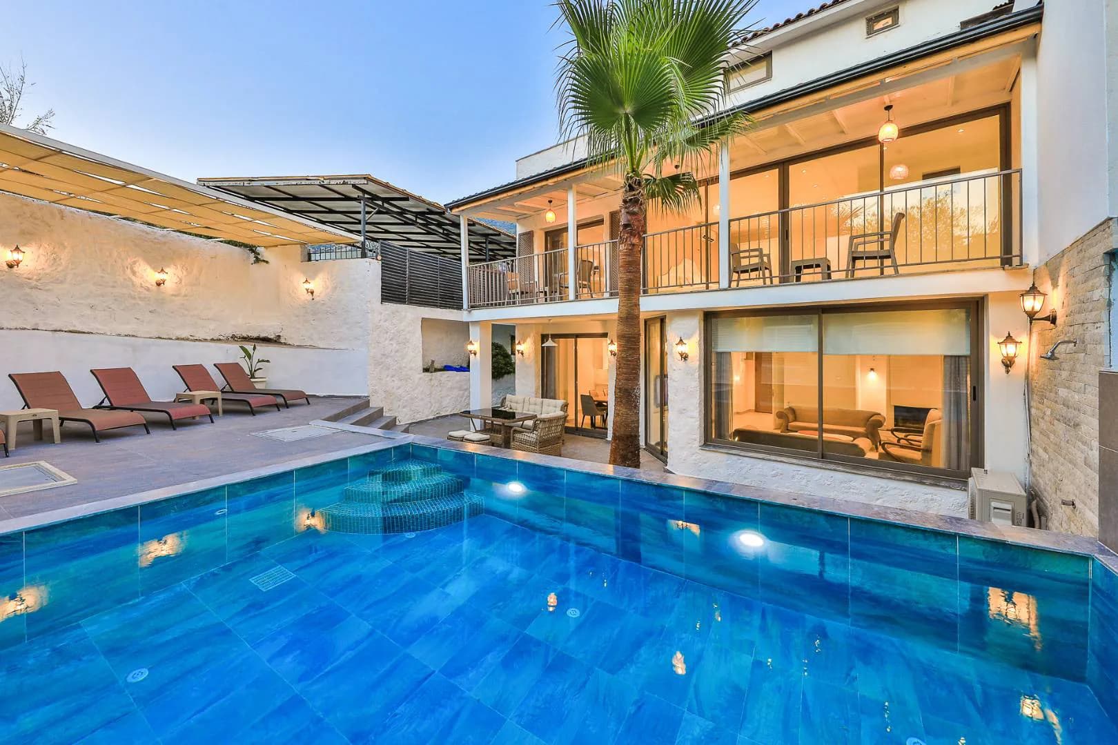 Kaş Kalkan'da Merkeze ve Deniz Yakın, Özel Havuzlu, Kiralık Villa görsel 2