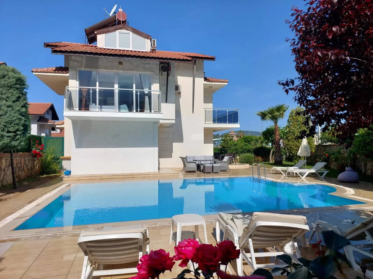 Fethiye Ölüdeniz'de Nezih Konumda, Özel Havuzlu, Ferah Villa görsel 1