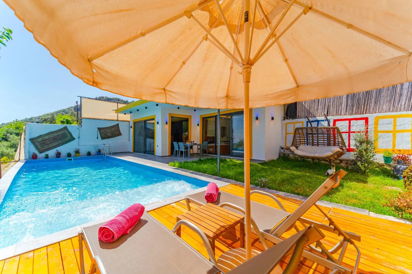 Kaş İslamlar'da Göz Alıcı Doğada, Özel Havuzlu, Kiralık Villa görsel 2