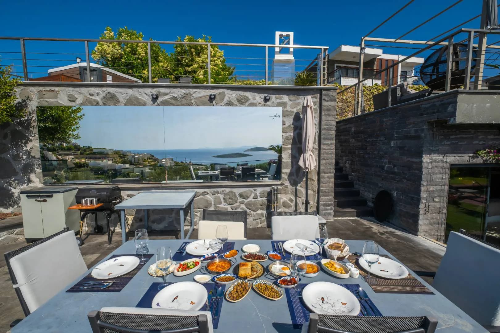 Bodrum Geriş'de Tasarımıyla Büyüleyen, Özel Havuzlu, Lüks Villa görsel 3