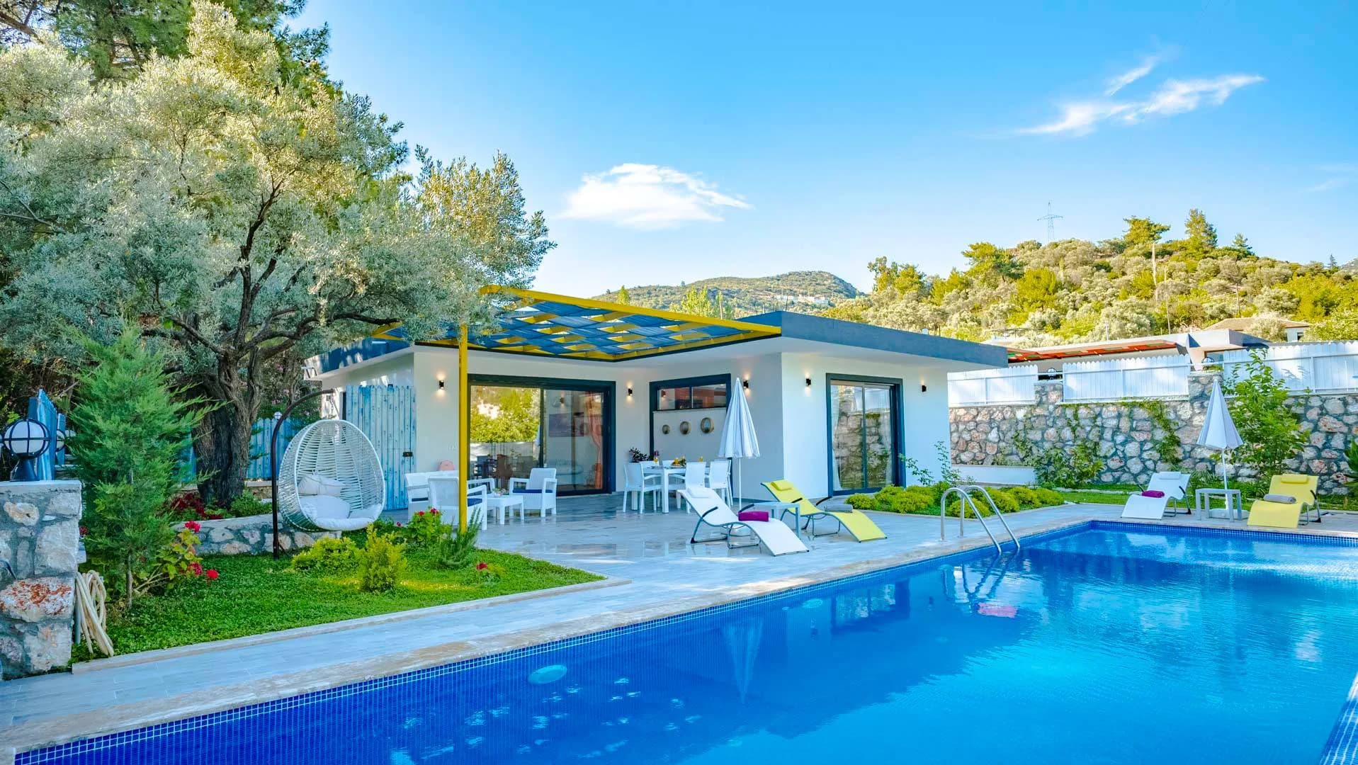 Kaş İslamlar'da Gözden Uzak Konumda, Özel Havuzlu, 5 Kişilik Villa görsel 1