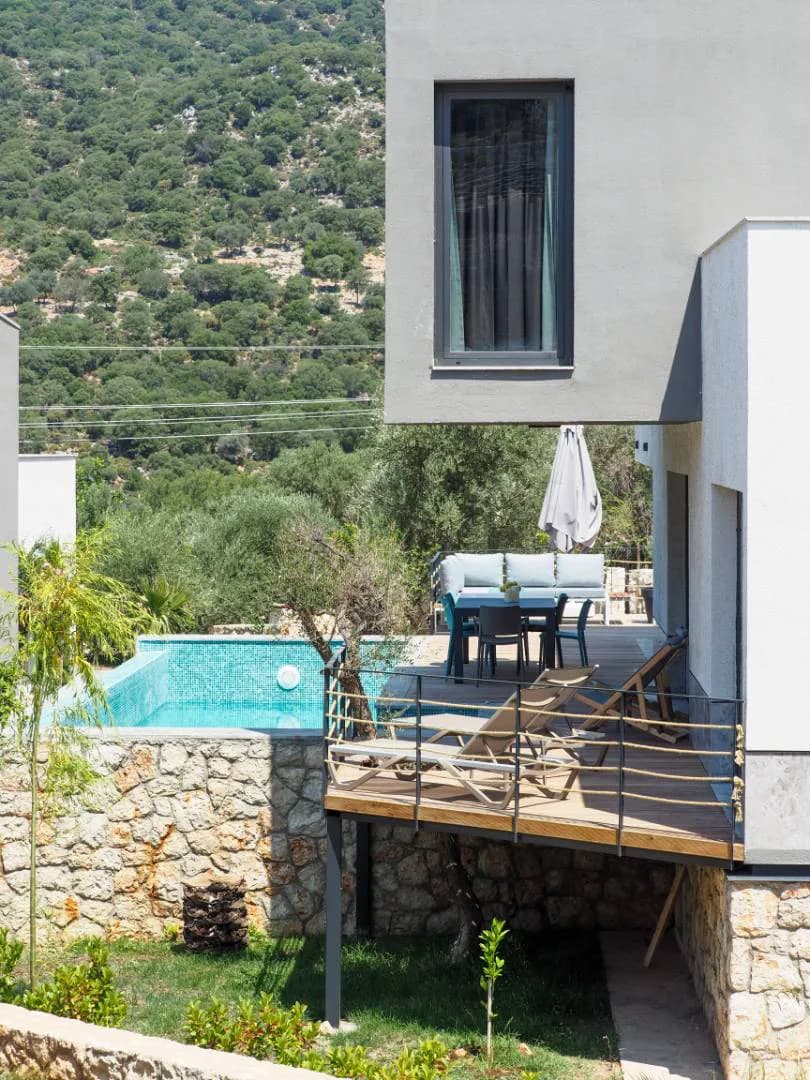 Kaş Belenli'de Geniş Ailelere Uygun, Özel Havuzlu, Ferah Villa görsel 3