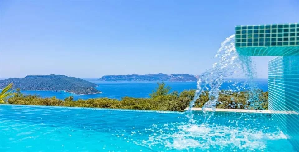 Kaş Andifli'de Nezih Konumda, Özel Havuzlu, Modern Villa görsel 1