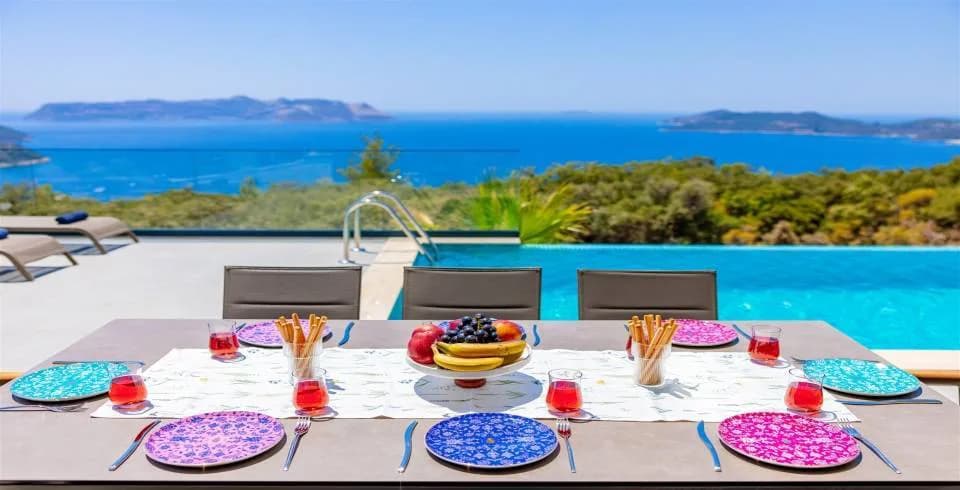 Kaş Andifli'de Nezih Konumda, Özel Havuzlu, Modern Villa görsel 2
