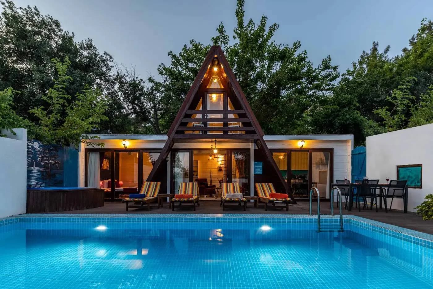 Kaş İslamlar'da Deniz Manzaralı, Özel Havuzlu, Jakuzili, Kiralık Villa görsel 1
