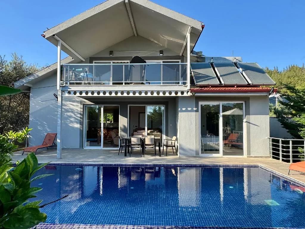 Fethiye Karagedik'te Elverişli Konumda, Özel Havuzlu, 3+1 Villa görsel 1