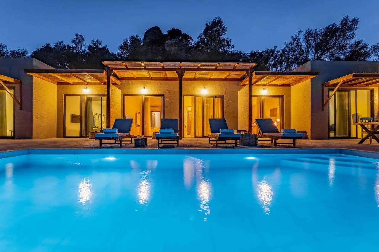 Bodrum Yakaköy'de Eşsiz Doğa Manzaralı, Özel Havuzlu, Lüks Villa görsel 1