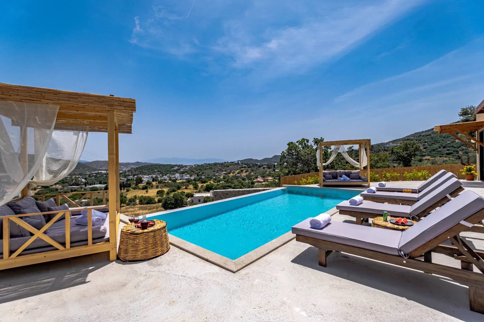 Bodrum Yakaköy'de Eşsiz Doğa Manzaralı, Özel Havuzlu, Lüks Villa görsel 2