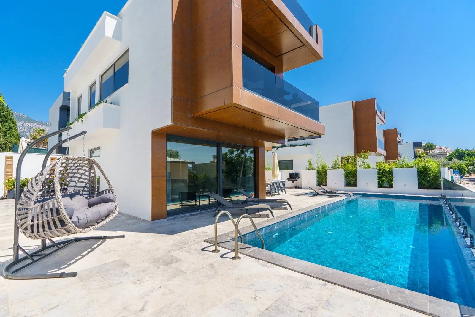 Kaş Kalamar Bölgesinde Deniz Manzaralı, Özel Havuzlu, Lüks Villa görsel 2