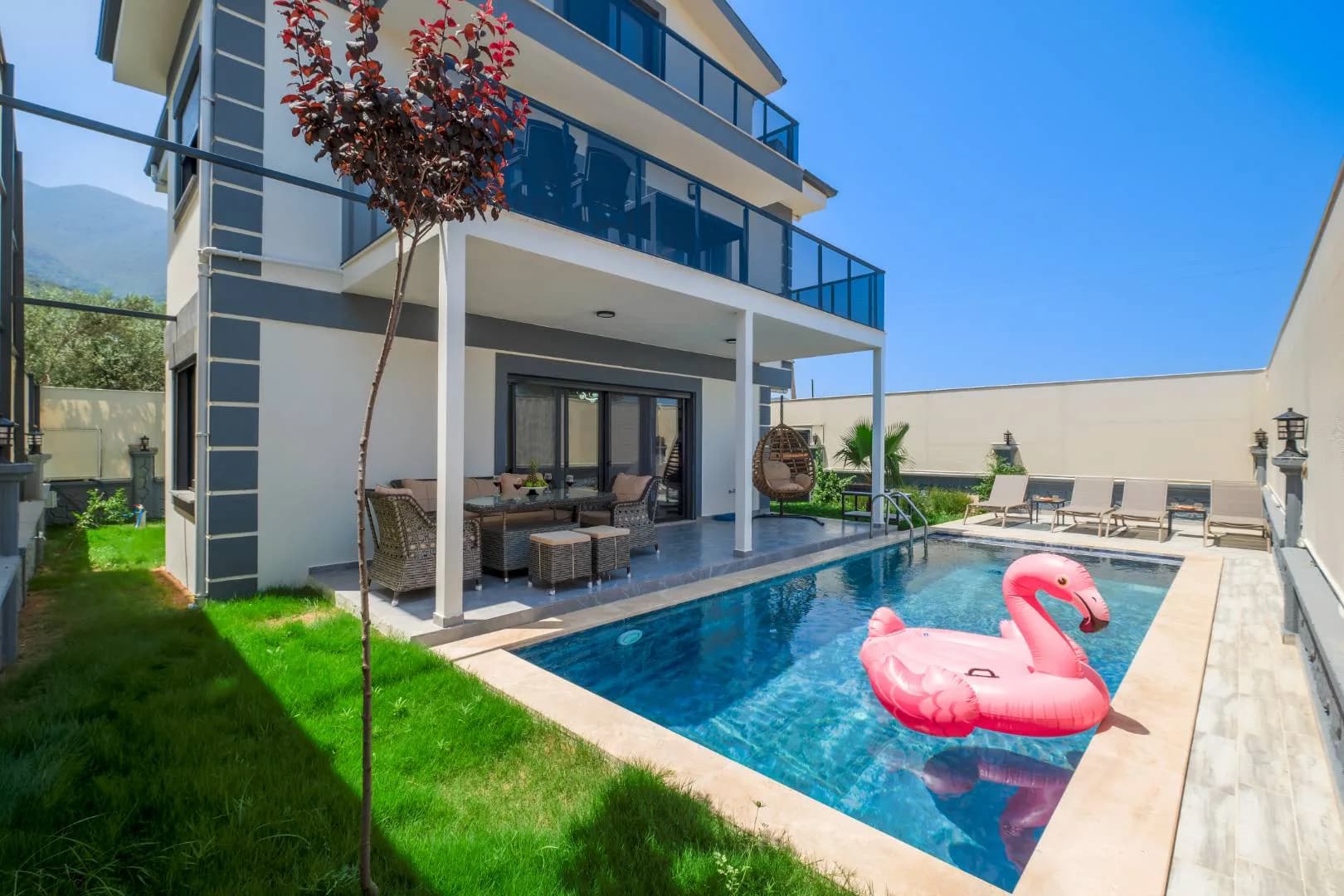 Fethiye Karaçulha'da Nezih Konumda, Özel Havuzlu, 6 Kişilik Villa görsel 1