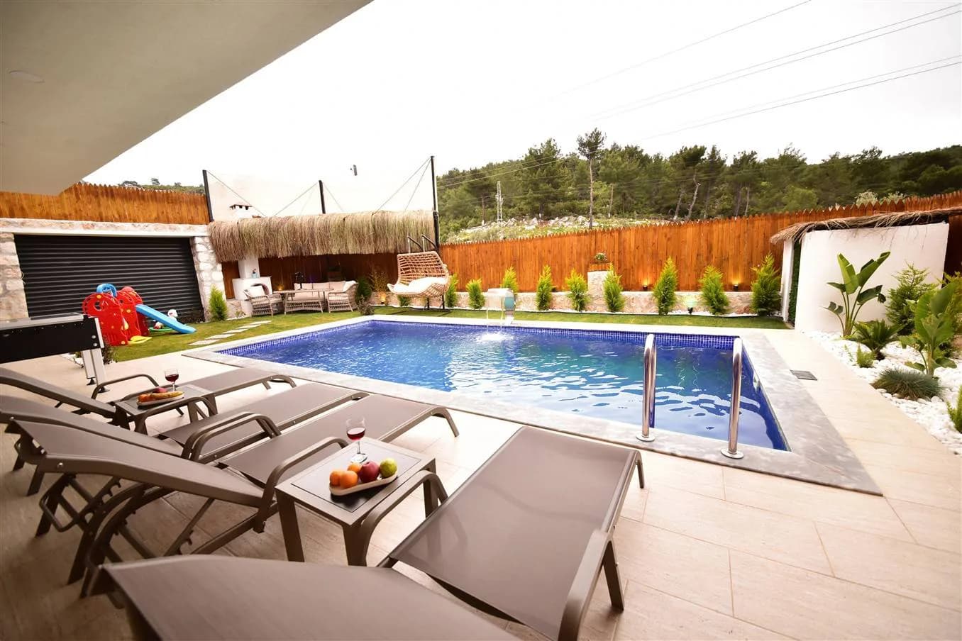 Kalkan Akbel'de Doğanın Kalbinde, Özel Havuzlu, Taş Villa görsel 2