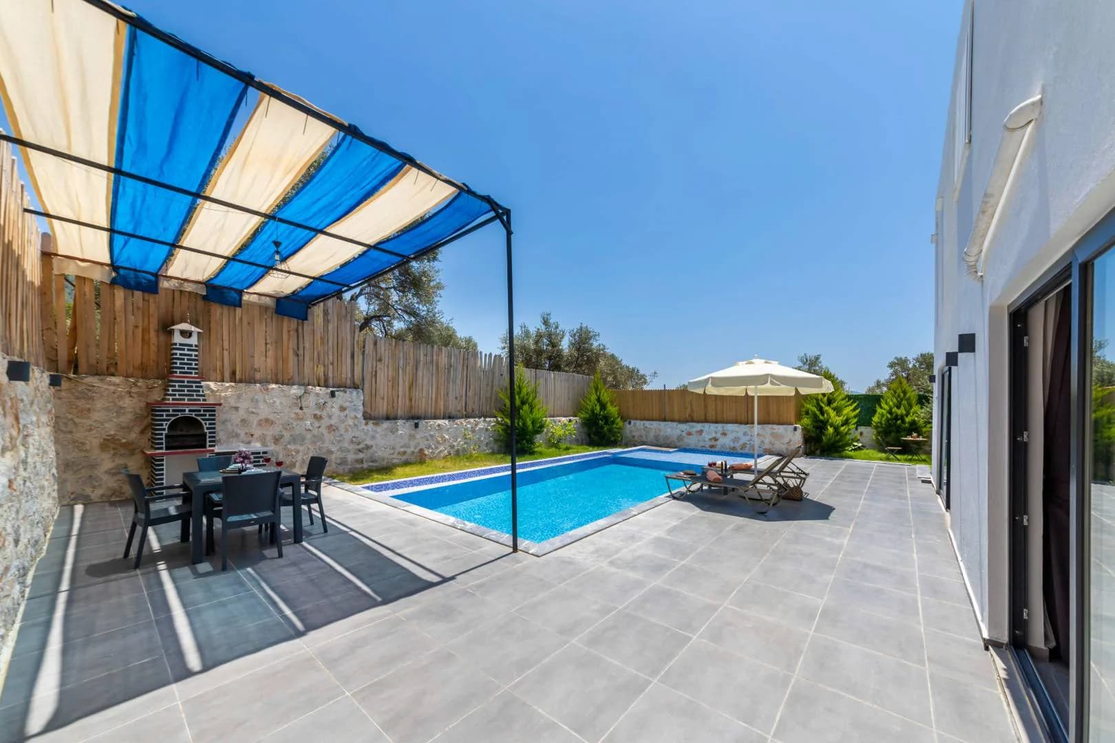 Kaş Çayköy'de Balayı Çiftlerine Uygun, Özel Havuzlu, İkiz Villa görsel 3