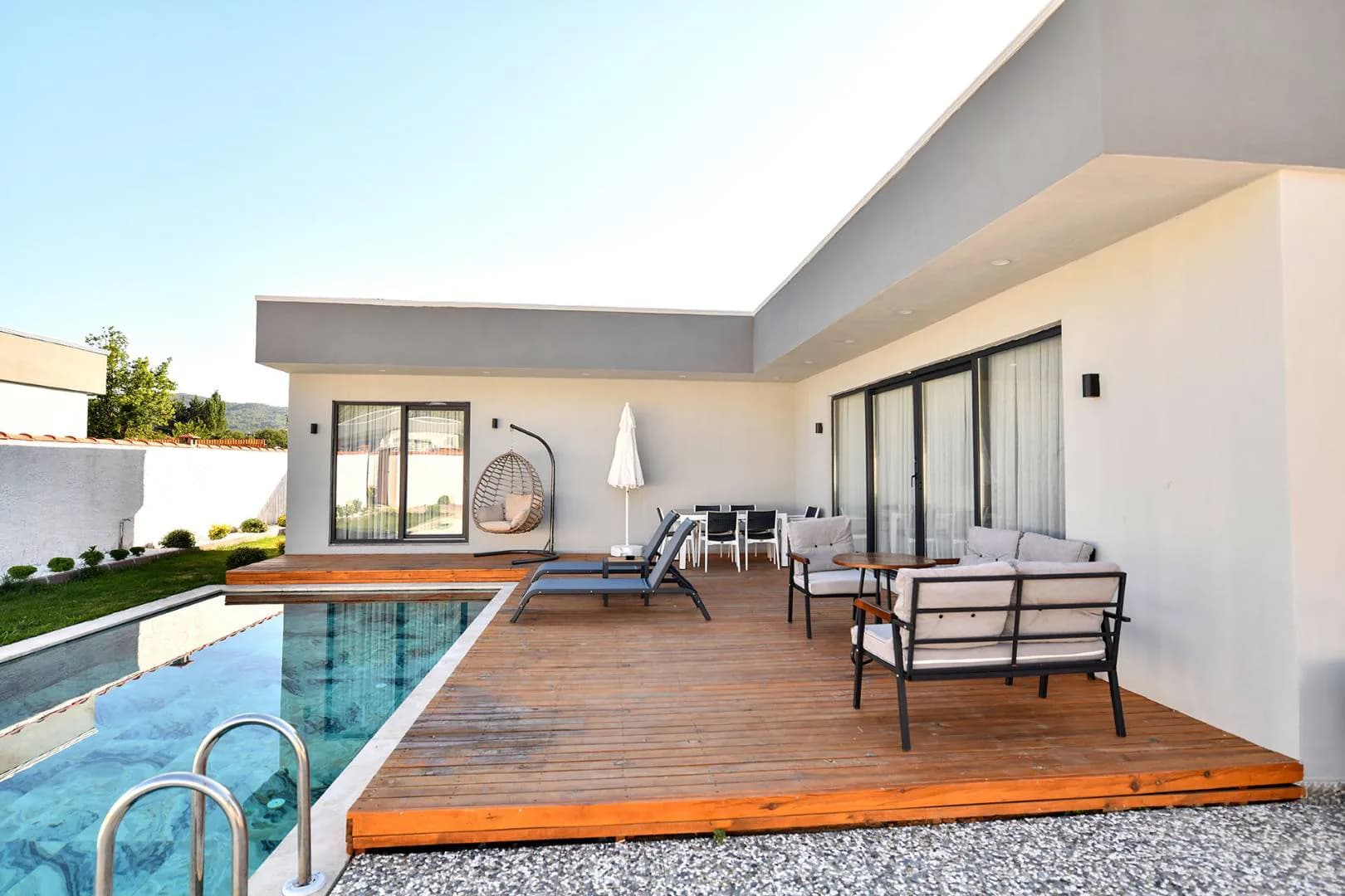 Fethiye Yeşilüzümlü'de Doğa İle İç İçe, Özel Havuzlu, 2+1 Lüks Villa görsel 3